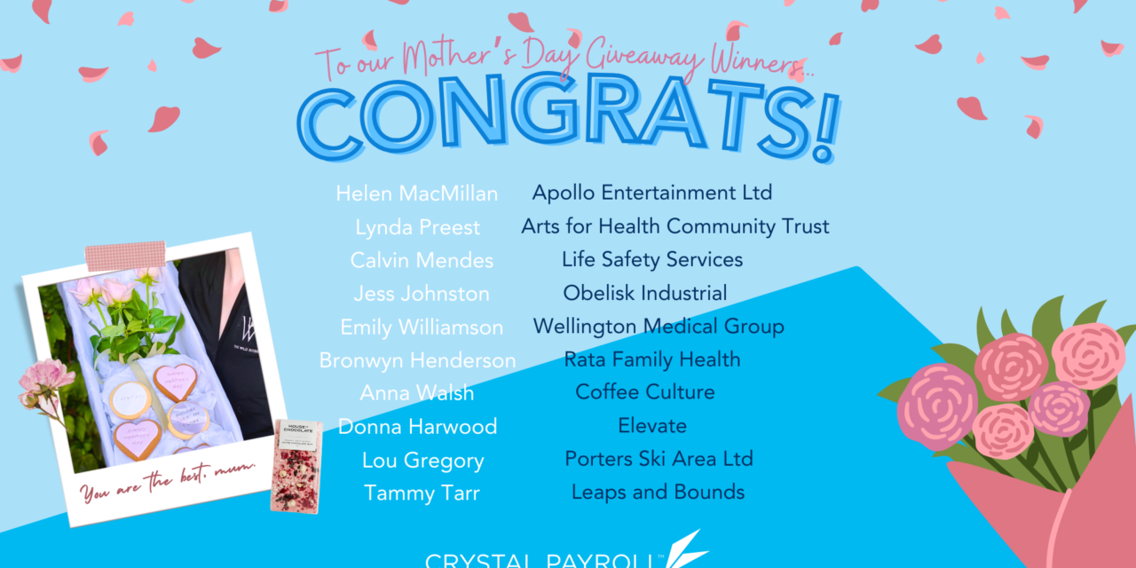Mother’s Day Giveaway Winners!