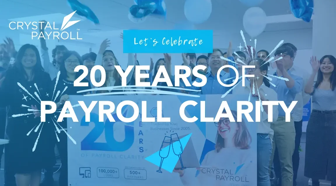 20 Years of Payroll Clarity: Celebrating The Crystal Payroll Story